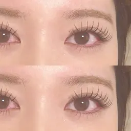 🥇上下フラットラッシュ  オフ込【上まつげ140本 + 下まつげ20本】    (上まつげ160本～に相談ᵒᵏ)