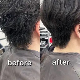 【韓国ヘア】メンズカット＋ダウンパーマ　［八王子/ダウンパーマ/眉毛］