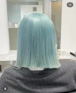 ホワイトカラー‼️トリプルカラー（ケアブリーチ2回➕カラー）2stepトリートメント付き‼️全メニュー50%off