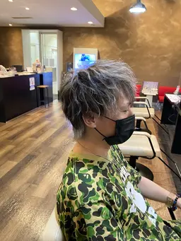 メンズカット+カラー