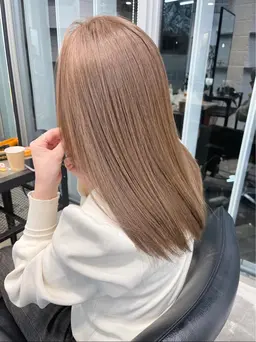 【顔まわりだけで垢抜ける✨】ポイント縮毛矯正＋トリートメント