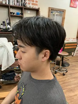 【メンズ限定】🐬メンズカット🐬+パーマ(流れるニュアンスパーマ等)