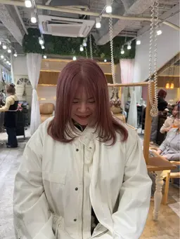 【 2/3 10:30- ボブ限定🧒🏼 】ブリーチWカラー+卵殻膜tr付き♡