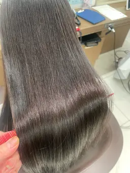 前髪縮毛矯正︎💖