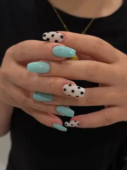 【オフあり】長さ出し+シンプルアートコース🩵（Gel-X）