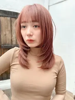 🎀👸🏼毛先ワンカールパーマ👸🏼🎀+カット+プレミアムトリートメント付‼️ミディアム/ロングレイヤーさん向け✨