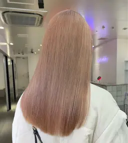 人気No.1💖ダブルカラー 【ブリーチ込み+カラー＋選べるトリートメント】