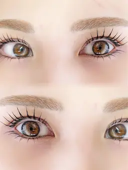 🦋韓国風束感まつ毛パーマ👀🦋