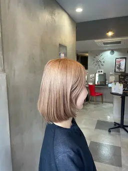 30%off‼️【ハイトーンカラー】ダブルカラー　ケアブリーチ（縮毛矯正してる方✖︎🙇‍♂️）