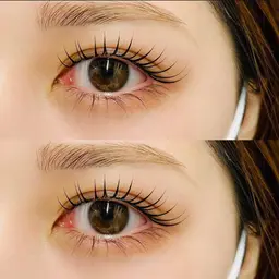 人気NO❶🎀【マツエク×まつぱ】LEDパリエク60本　フラットラッシュエクステ◎横からのシルエット👌 本数相談可◎