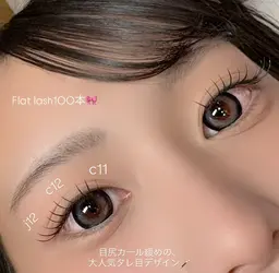 フラットマツエクモデル80本🪄︎︎🩷6ヶ月以上ご利用のない方も可能です!!