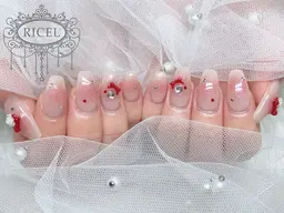 🎀初回オフ無料🎀¥11500→¥10000【人気No.2🤍10本デザインコース】※オフなし