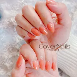 ハンドシンプルネイル(オフなし)単色ネイル