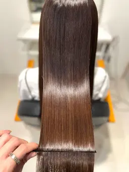 カラー+ケイ素トリートメント