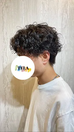 メンズカット+スパイラルパーマ/ツイストスパイラル