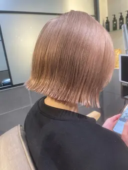 ダブルカラー✨️+ラメトリートメント