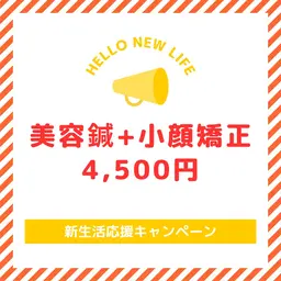 【👑人気No.1👑】美容鍼+小顔矯正+ドライヘッドスパ(60分)