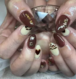 【新規当店ソフトジェルオフ無料】バレンタインネイル