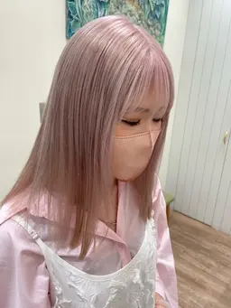 【ケアブリーチ+ケアカラー】💫ケア剤を使用したダブルカラー💫