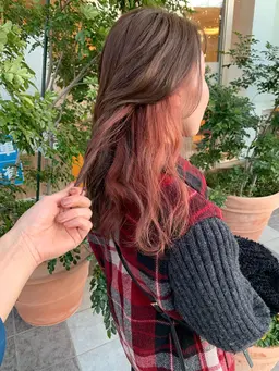 【インナーカラー★】インナーカラー+カット+最高級トリートメント🤩イヤリングカラー、フェイスフレーミングOK🙆♂️