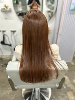 シルキーストレート＋マーブ＋メンテナンスカット