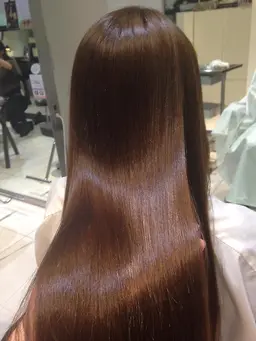 ☔️クセ毛うねり解消❤︎ナチュラルストレートパーマ