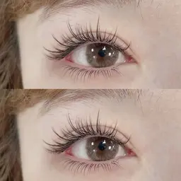 垢抜け立ち上げパリジェンヌ✨ビューラー卒業したい方に！根元からしっかり立ち上げて、横顔も可愛い目元に🧸