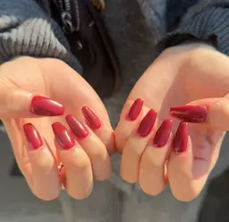 【長さ出しメニュー】ジェルチップ10本+ワンカラーオフ無し