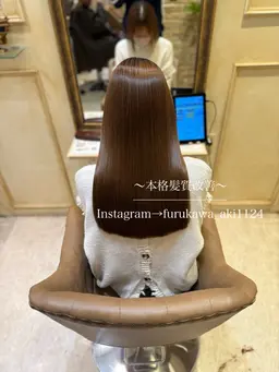 【今週限定クーポン】カット＋ナチュラル縮毛矯正＋ケアTR✴︎15000