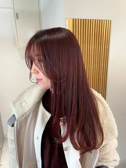 【前髪カット付き💇🏻‍♀️】前髪カット + ケアカラー + 超音波クイックトリートメント【髪質改善】