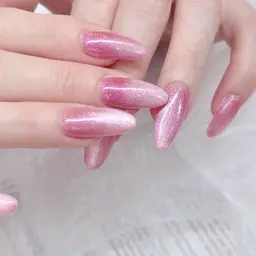 【口コミ必須】オフなし🫧長さ出し１０本+ワンカラー/ラメグラデーション