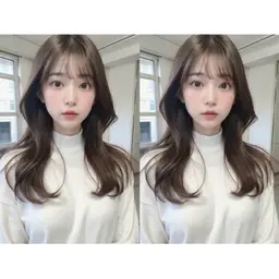 【透明感のある艶カラー】カット＋アディクシーカラー¥6000