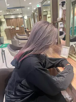 透明感ブリーチカラー✨️✨️🫧‪🫶🏻🤍➕カット