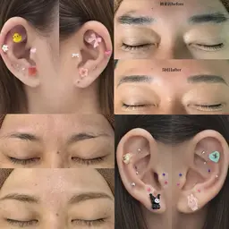 アイブロウワックス×耳ツボジュエリー💎