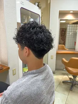 カット+パーマ🌀