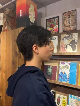 メンズパーマ＋カット（波巻き以外OK）