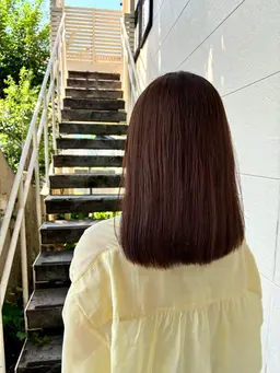 カット+艶カラー+前処理トリートメント+ナノバブルケア+髪質改善トリートメント💫