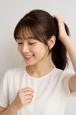 顔まわりと前髪カット