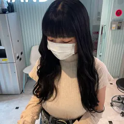 【就活、実習にも🧑🏻‍🎓】黒染めを使わない暗染めカラー➕オリジナルトリートメント🫐🐈‍⬛