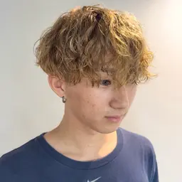 ⚡️NEW Open記念⚡️デザインお任せ✂︎メンズパーマ/カラー/カット炭酸ヘッドスパ［スタイリング込✨］