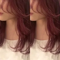 🌸イヤリングカラー🌸(部分ブリーチと全体カラー)&トリートメント