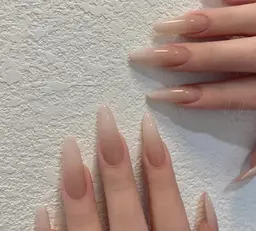 カラーグラデーション/チークネイル