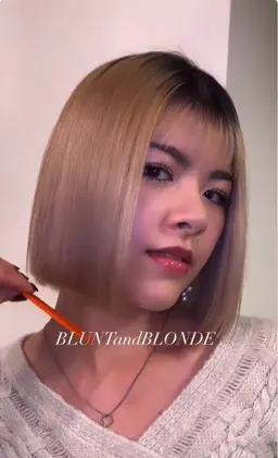 🌸【ボブ~ショート限定】カット＋艶カラー＋3step treatment+10minスパ 💎😶‍🌫️