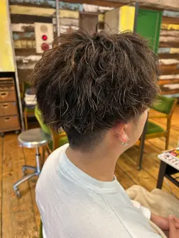 【メンズ】カット&パーマ　撮影できる方のみとなります