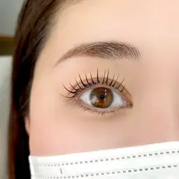 【−10歳目元✨束感まつげが簡単】アンドヘルシー80本（エクステ＋パーマ）他店エクステオフなし