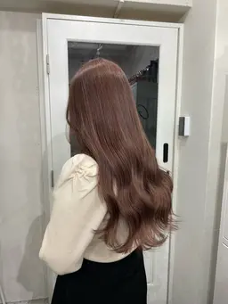 ♡🉐根元リタッチのみ🉐♡【ダブルカラー】根元ブリーチ➕全体カラー➕クイックトリートメント