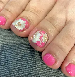 【親指アート込ジェルコース】　⭐︎角質ケア込み