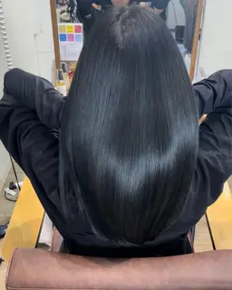 【平日限定】モテ髪カラー＋髪質改善トリートメント＋メンテカット　中級プラン　ロング料金なし