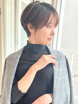 🟥三上指名限定クーポン🟥【髪質改善・地毛風美髪矯正】+【大人美人ショート】+【集中補修3ステップトリートメント】