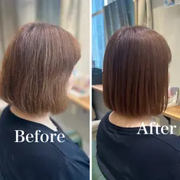 【💙人気No.1💙】カット×髪質改善ストレート✨✨